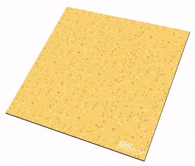Electrostatic Dissipative Floor Tile Grano ED Zinc Yellow 1002 x 1002 mm 3.5 mm Antistatic ESD Rubber Floor Covering